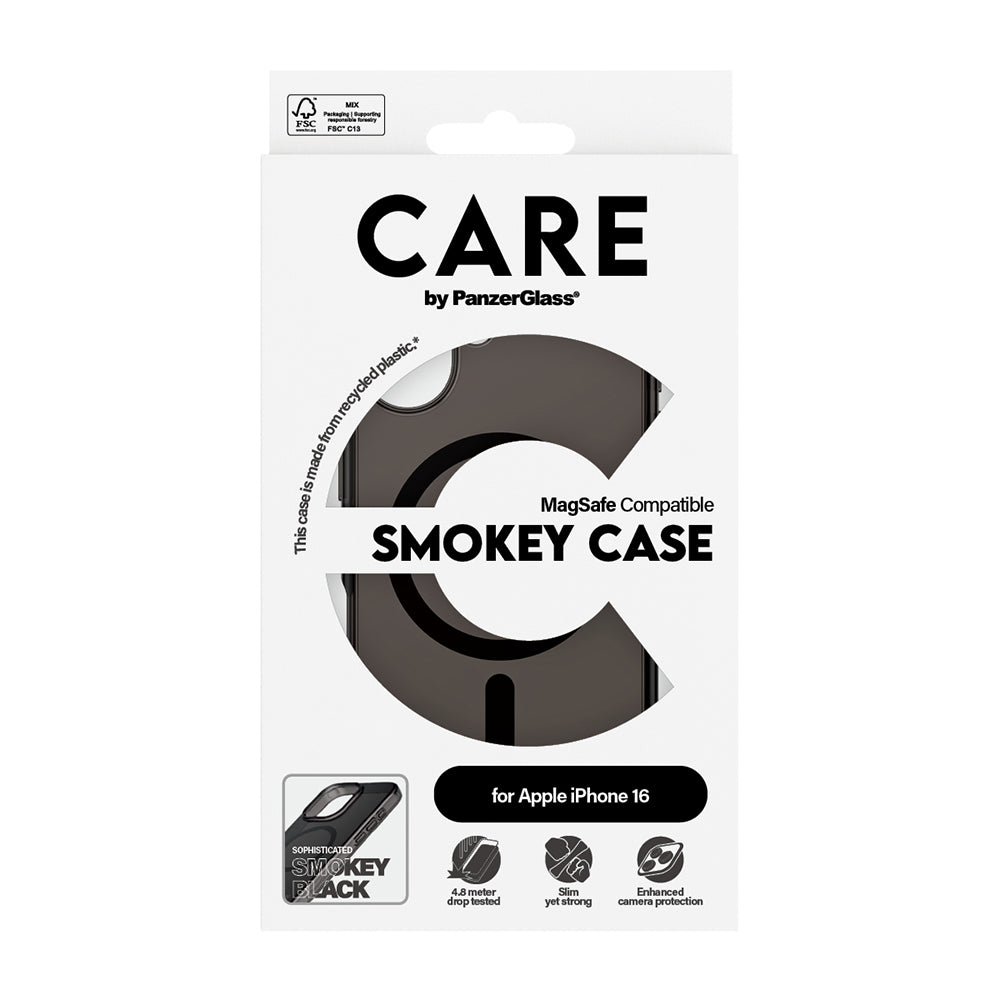 Θήκη MagSafe για Apple iPhone 16, PanzerGlass, Care Urban Combat, Μαύρη