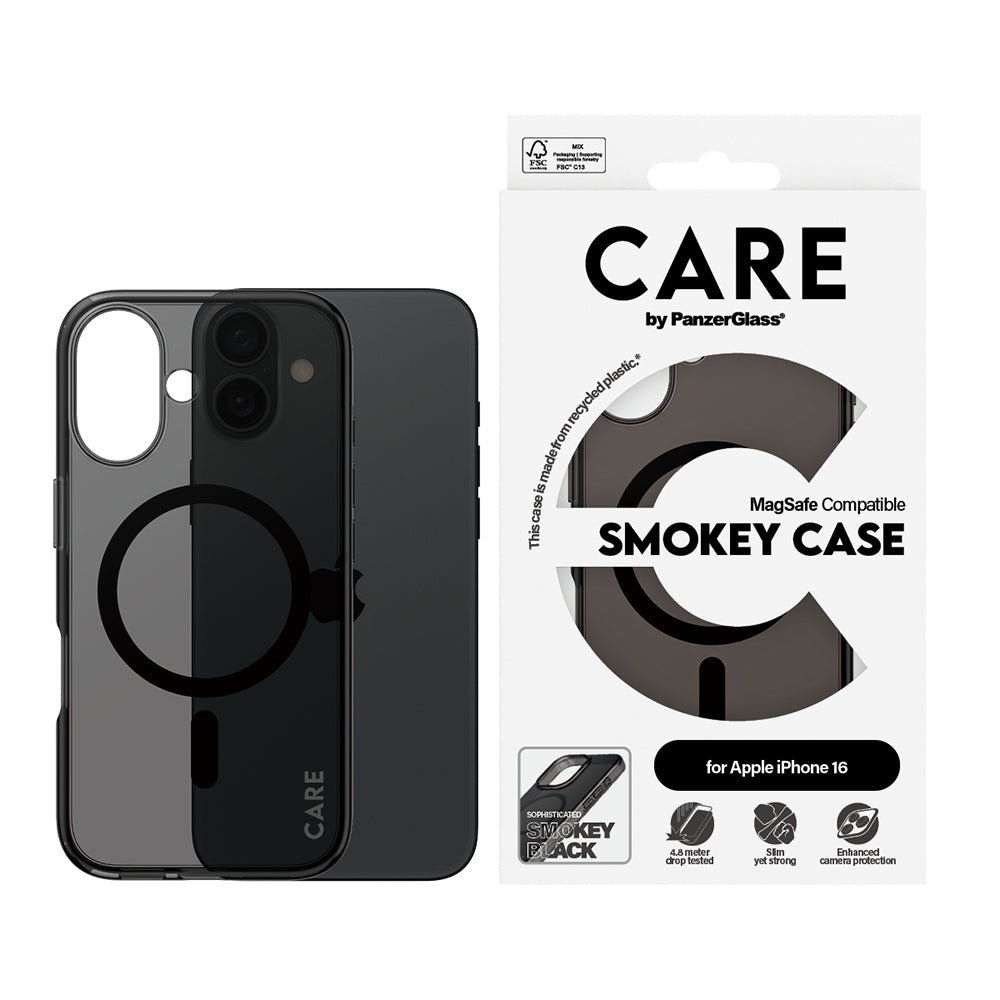 Θήκη MagSafe για Apple iPhone 16, PanzerGlass, Care Urban Combat, Μαύρη