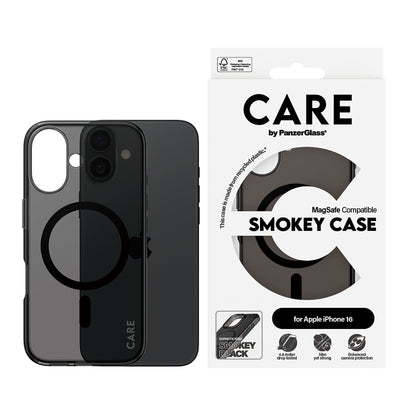 Θήκη MagSafe για Apple iPhone 16, PanzerGlass, Care Urban Combat, Μαύρη
