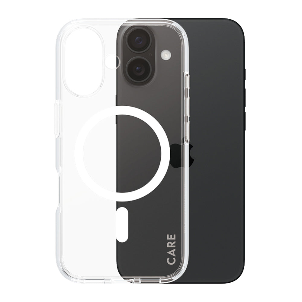 Θήκη MagSafe για Apple iPhone 16, PanzerGlass, Care Urban Combat, Διαφανής Λευκή