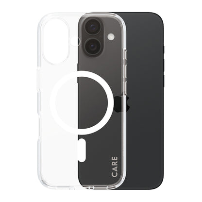 Θήκη MagSafe για Apple iPhone 16, PanzerGlass, Care Urban Combat, Διαφανής Λευκή