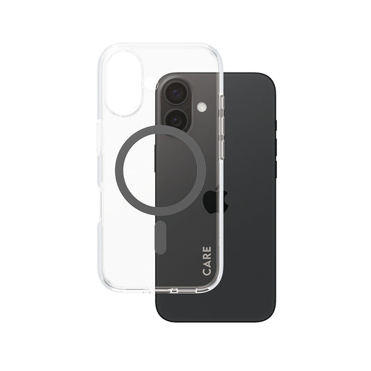 Θήκη MagSafe για Apple iPhone 16, PanzerGlass, Care Urban Combat, Διαφανής Μαύρη