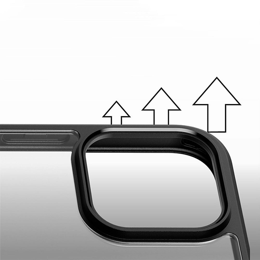 Θήκη MagSafe για Apple iPhone 16, PanzerGlass, Frame, Διαφανής Μαύρη