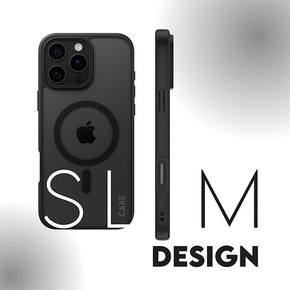 Θήκη MagSafe για Apple iPhone 16, PanzerGlass, Frame, Διαφανής Μαύρη