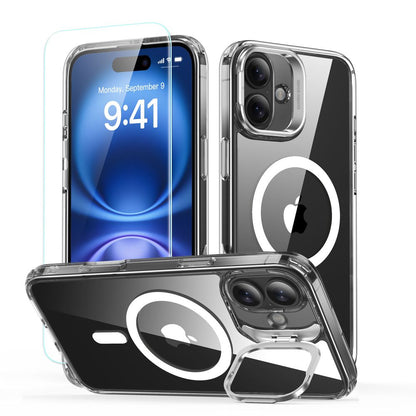 Θήκη MagSafe για Apple iPhone 16 Plus, ESR, Classic Hybrid Kickstand με Προστατευτικό Οθόνης, Διάφανη
