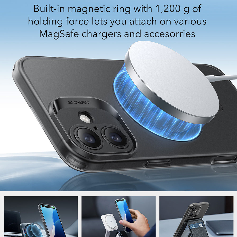 Θήκη MagSafe για Apple iPhone 16 Plus, ESR, Zero, Ματ Μαύρη