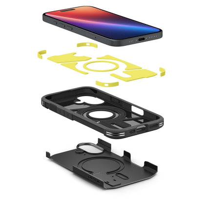 Θήκη MagSafe για Apple iPhone 16 Plus, Spigen, Tough Armor, Μαύρη