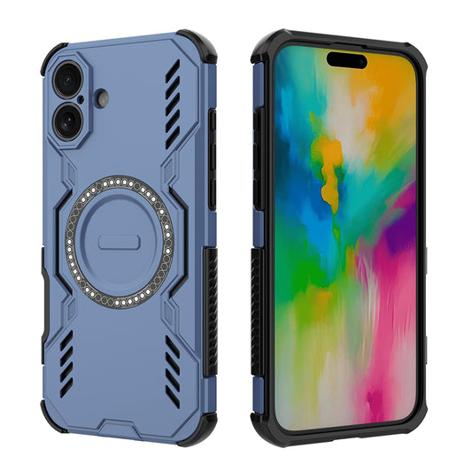 Θήκη MagSafe για Apple iPhone 16 Plus, Techsuit, ArmorMag, Μπλε
