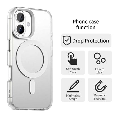 Θήκη MagSafe για Apple iPhone 16 Plus, Techsuit, CandyCase, Λευκό