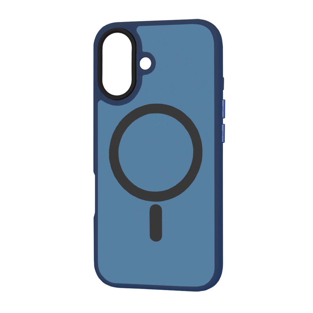 Θήκη MagSafe για Apple iPhone 16 Plus, Techsuit, HaloFrost, Μπλε Σκούρο