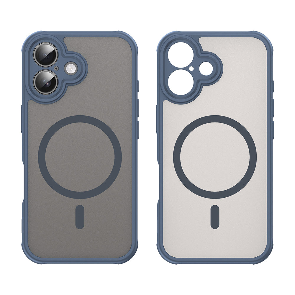 Θήκη MagSafe για Apple iPhone 16 Plus, Techsuit, HaloFrost II, Μπλε Σκούρο