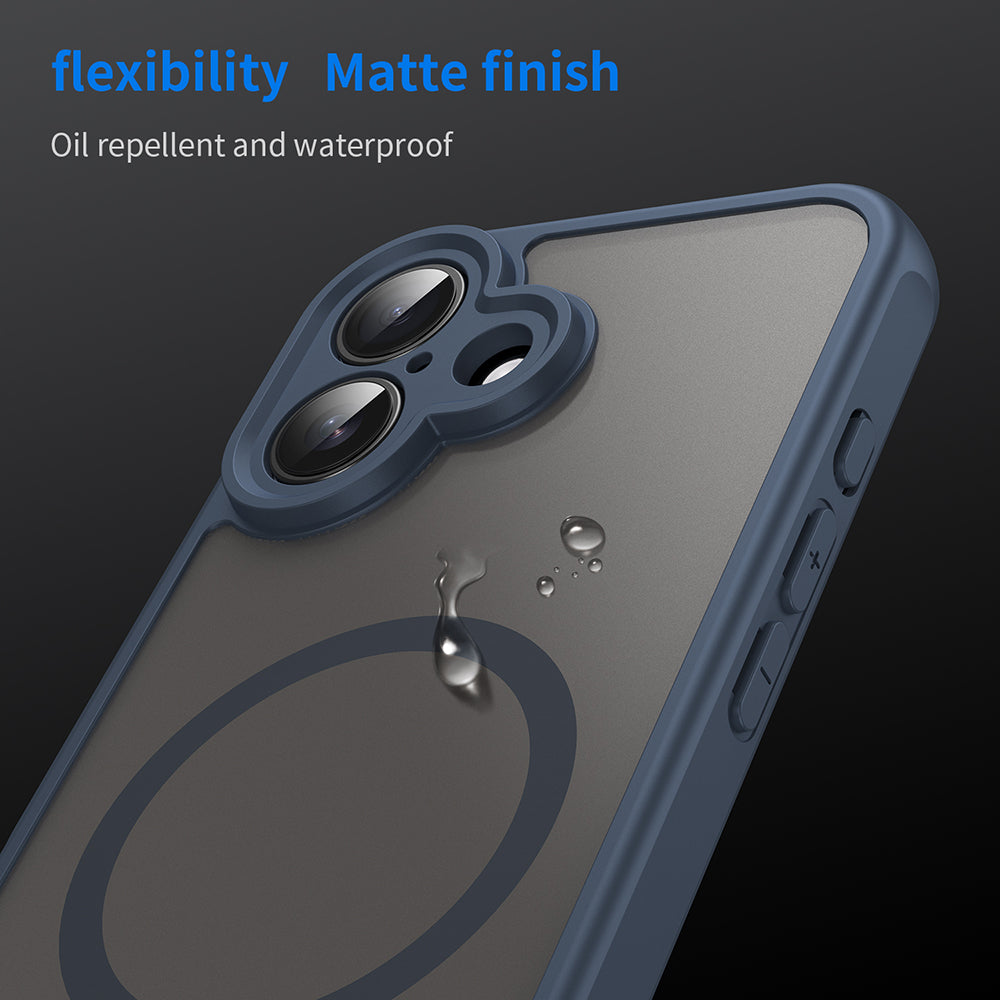 Θήκη MagSafe για Apple iPhone 16 Plus, Techsuit, HaloFrost II, Μπλε Σκούρο