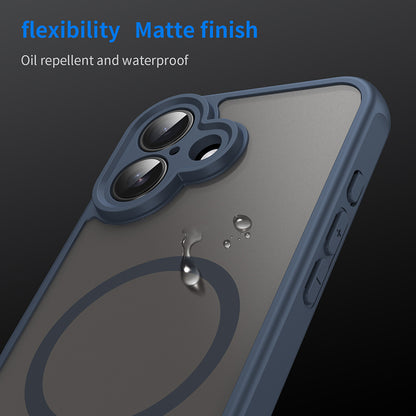 Θήκη MagSafe για Apple iPhone 16 Plus, Techsuit, HaloFrost II, Μπλε Σκούρο