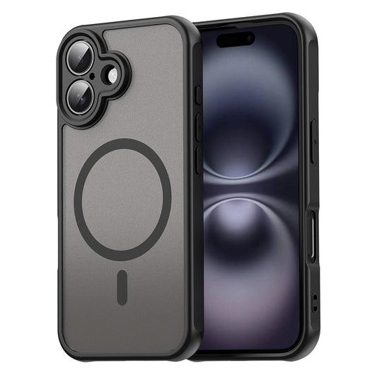 Θήκη MagSafe για Apple iPhone 16 Plus, Techsuit, HaloFrost II, Μαύρο