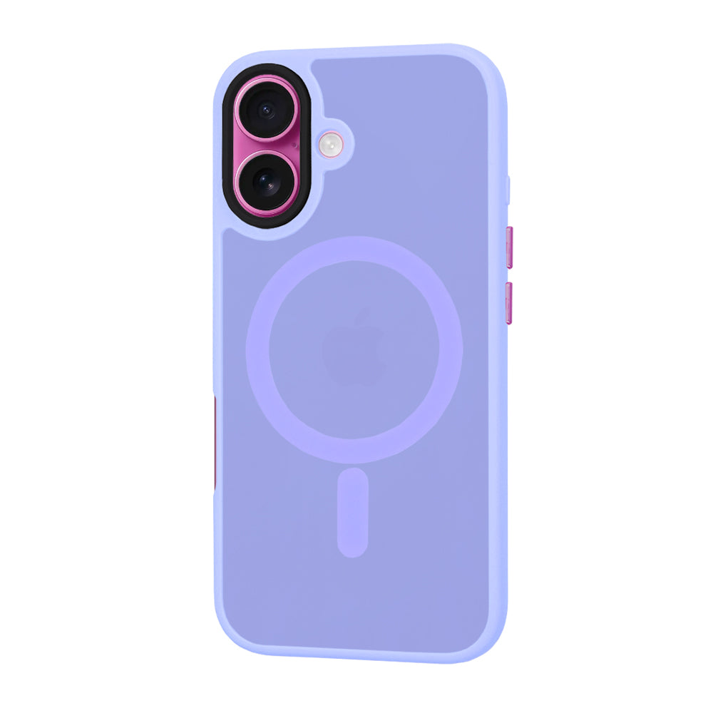 Θήκη MagSafe για Apple iPhone 16 Plus, Techsuit, HaloFrost, Ανοιχτό Μωβ