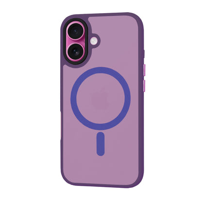 Θήκη MagSafe για Apple iPhone 16 Plus, Techsuit, HaloFrost, Σκούρο Μωβ