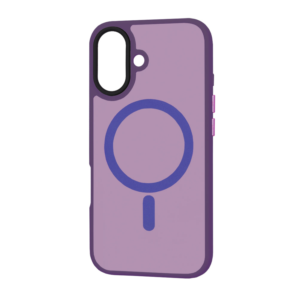 Θήκη MagSafe για Apple iPhone 16 Plus, Techsuit, HaloFrost, Σκούρο Μωβ