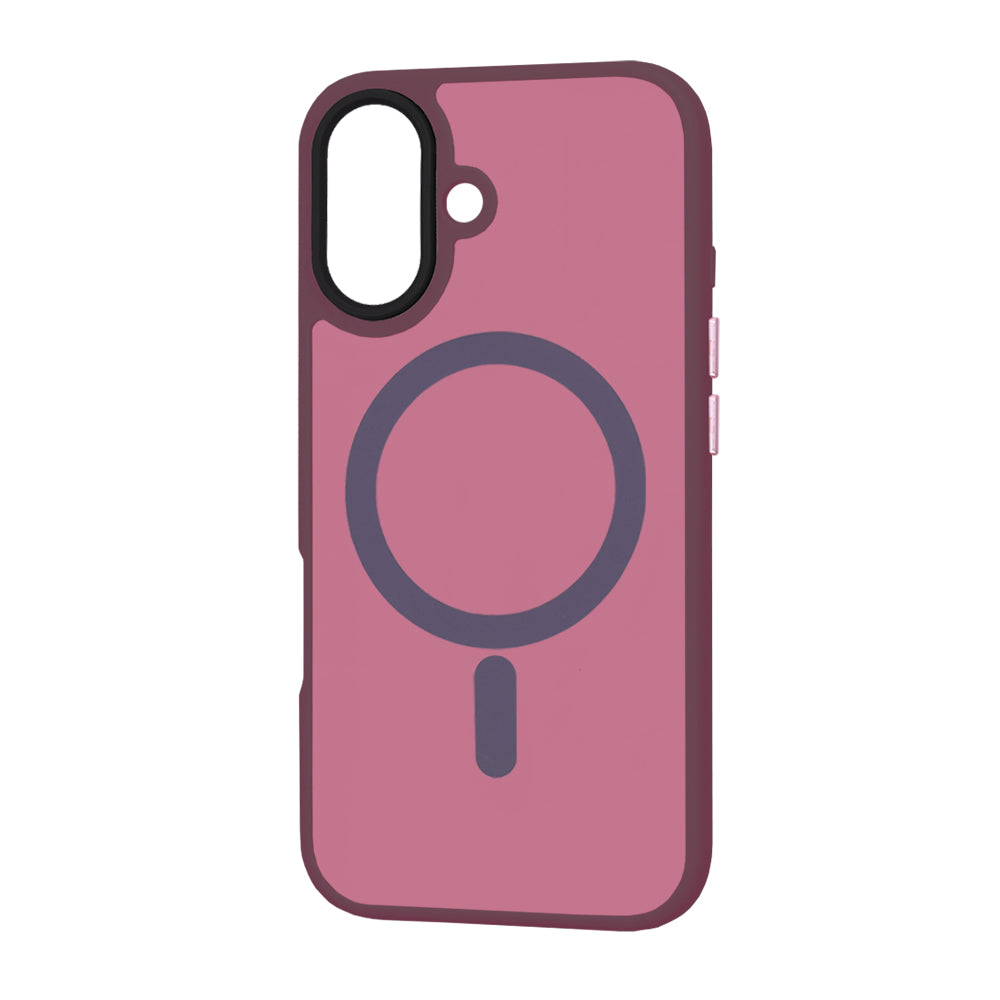 Θήκη MagSafe για Apple iPhone 16 Plus, Techsuit, HaloFrost, Βυσσινί
