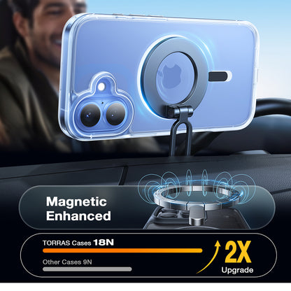 Θήκη MagSafe για Apple iPhone 16 Plus, Torras, Diamond, Διαφανής