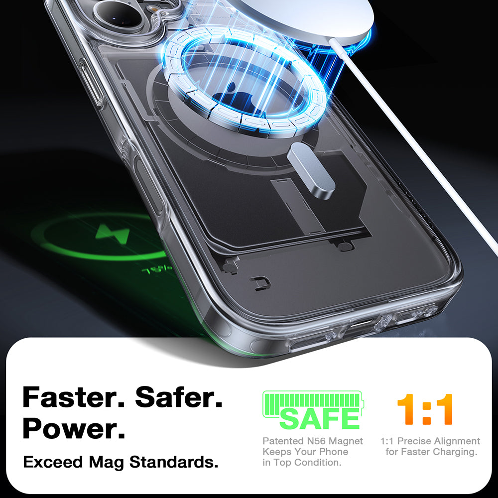 Θήκη MagSafe για Apple iPhone 16 Plus, Torras, Diamond, Διαφανής