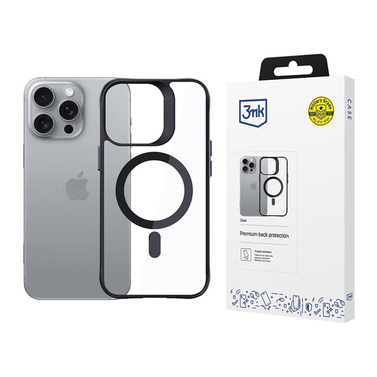 Θήκη MagSafe για Apple iPhone 16 Pro, 3MK, Satin Armor, Διαφανής