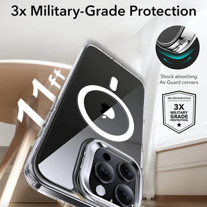 Θήκη MagSafe για Apple iPhone 16 Pro, ESR, Classic Hybrid Kickstand, Διάφανη