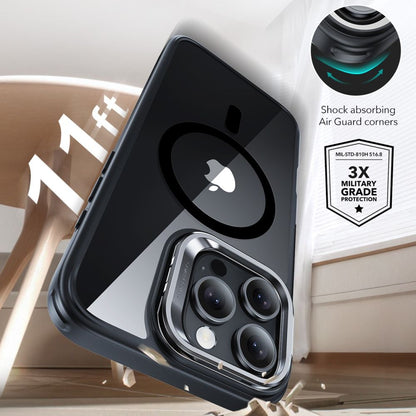 Θήκη MagSafe για Apple iPhone 16 Pro, ESR, Classic Hybrid Kickstand με Προστατευτικό Οθόνης, Διάφανη Μαύρη