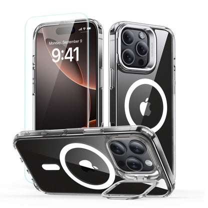 Θήκη MagSafe για Apple iPhone 16 Pro, ESR, Classic Hybrid Kickstand με Προστατευτικό Οθόνης, Διάφανη