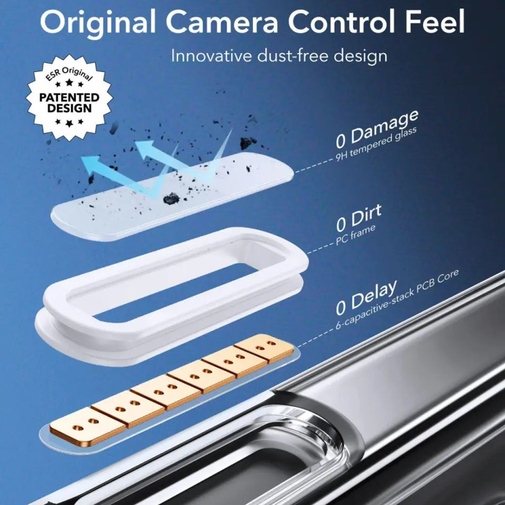 Θήκη MagSafe για Apple iPhone 16 Pro, ESR, Classic Hybrid Slide, Ματ Μαύρη