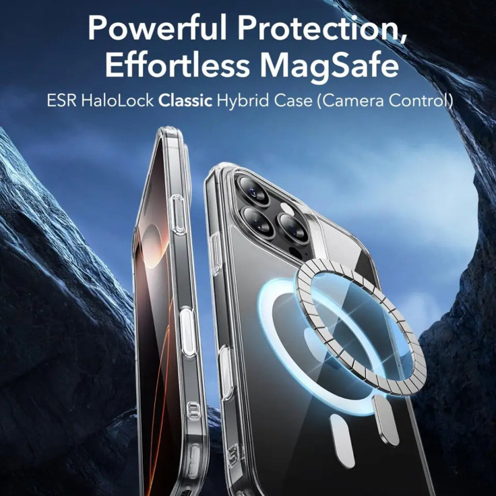 Θήκη MagSafe για Apple iPhone 16 Pro, ESR, Classic Hybrid Slide, Ματ Μαύρη