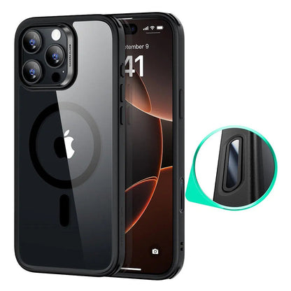 Θήκη MagSafe για Apple iPhone 16 Pro, ESR, Classic Hybrid Slide, Διάφανη Μαύρη