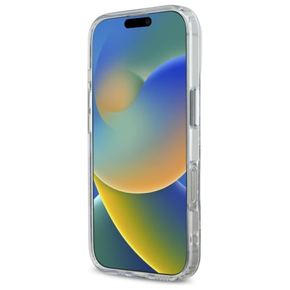 MagSafe Case for Apple iPhone 16 Pro, Karl Lagerfeld, IML Monogram Karl & Choupette's Heads, Transparent