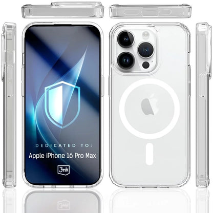 Θήκη MagSafe για Apple iPhone 16 Pro Max, 3MK, Armor MagCase, Διαφανής
