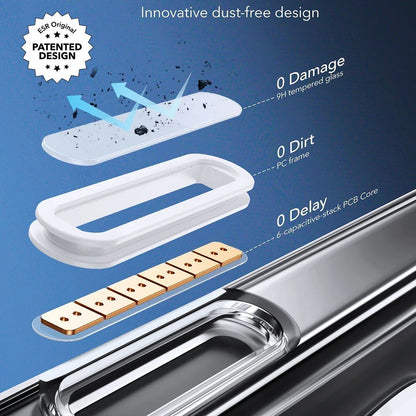 Θήκη MagSafe για Apple iPhone 16 Pro Max, ESR, Classic Hybrid Slide, Διάφανη Μαύρη