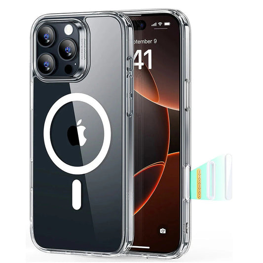 MagSafe Case for Apple iPhone 16 Pro Max, ESR, Classic Hybrid Slide, Transparent