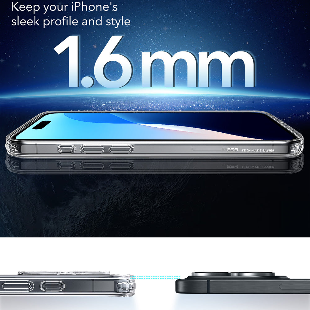 Θήκη MagSafe για Apple iPhone 16 Pro Max, ESR, Classic Hybrid, Διαφανής
