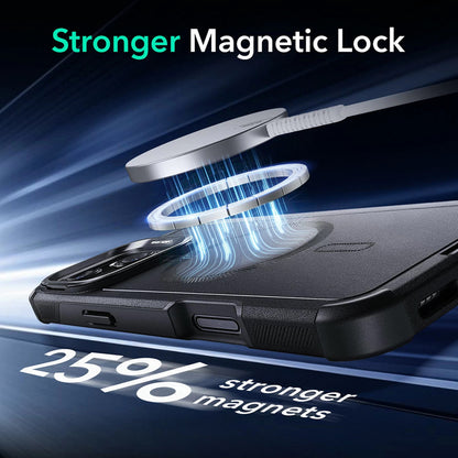 Θήκη MagSafe για Apple iPhone 16 Pro Max, ESR, Cyber Armor Kickstand, Γκρι