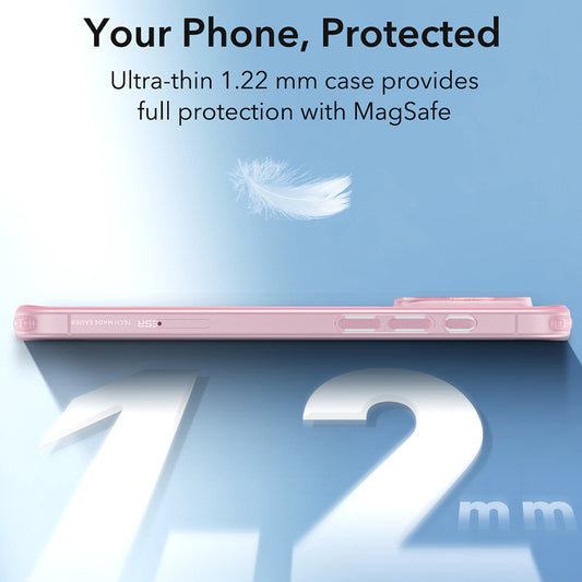 Θήκη MagSafe για Apple iPhone 16 Pro Max, ESR, Zero, Ροζ Σατέν