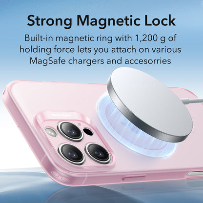 Θήκη MagSafe για Apple iPhone 16 Pro Max, ESR, Zero, Ροζ Σατέν