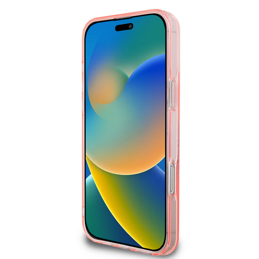 Θήκη MagSafe για Apple iPhone 16 Pro Max, Guess, IML Flowers Wreath, Ροζ