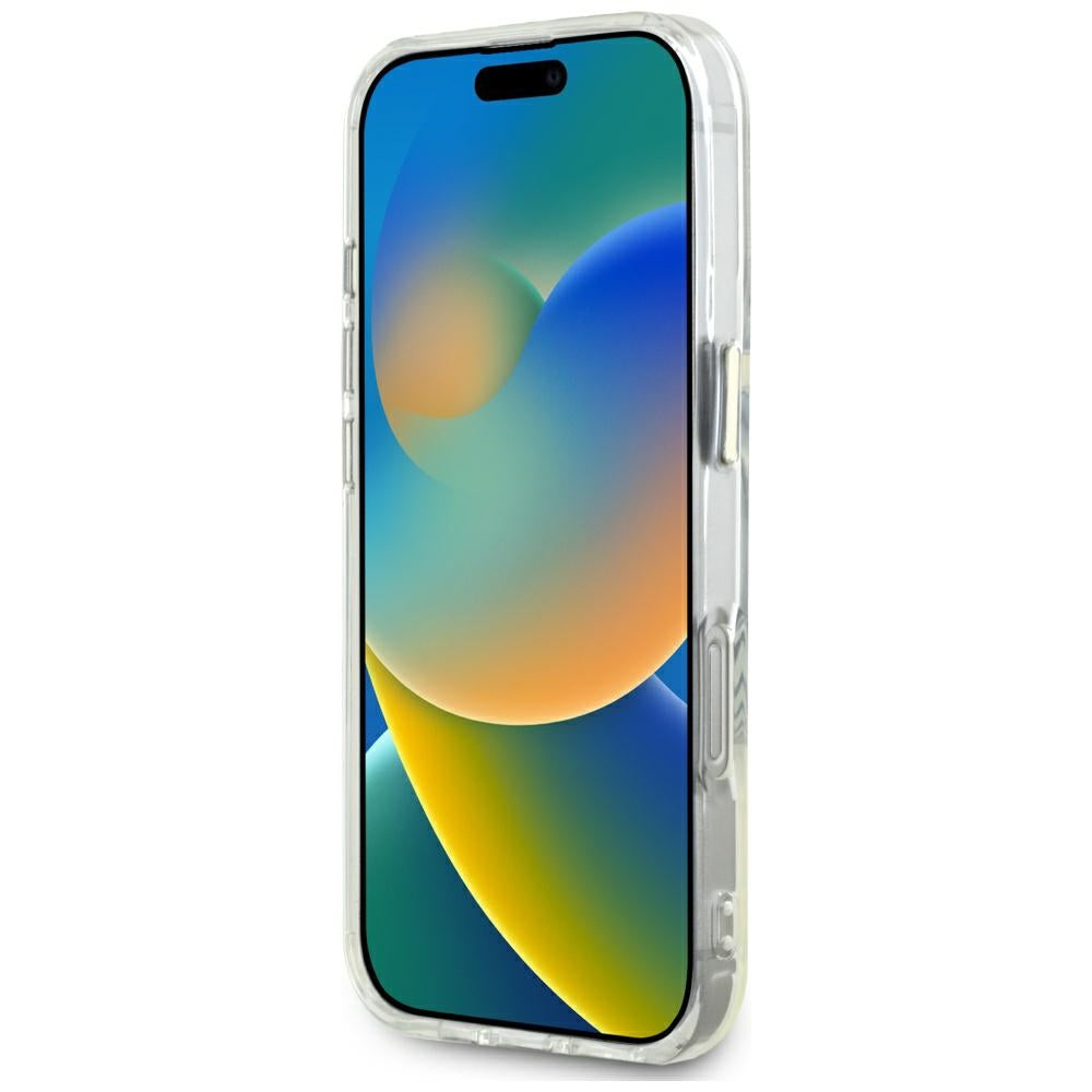 Θήκη MagSafe για Apple iPhone 16 Pro Max, Guess, IML Metal Colored Circle, Λευκή