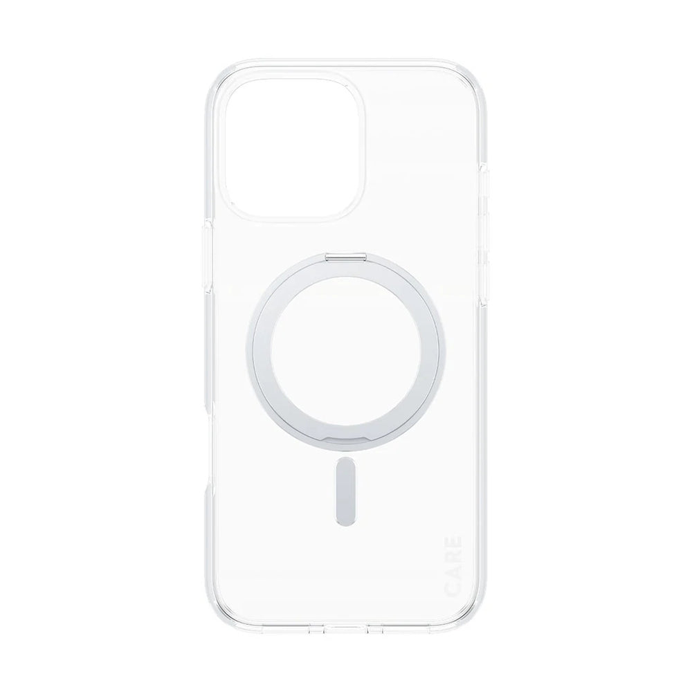 Θήκη MagSafe για Apple iPhone 16 Pro Max, PanzerGlass, Λειτουργία Υποστήριξης Kickstand, Διάφανη Ασημί