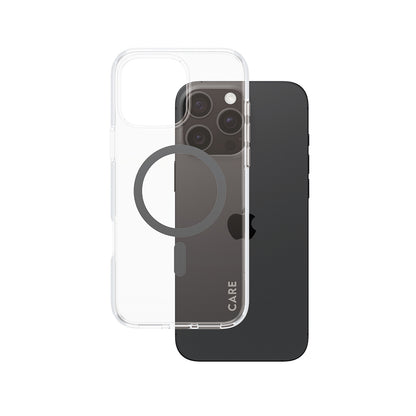 Θήκη MagSafe για Apple iPhone 16 Pro Max, PanzerGlass, Care Urban Combat, Διαφανής Μαύρη