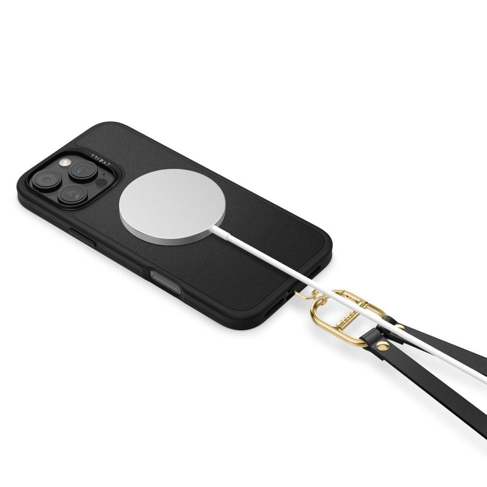 Θήκη MagSafe για Apple iPhone 16 Pro Max, Spigen, Cyrill Kajuk Classic Charm, Μαύρη