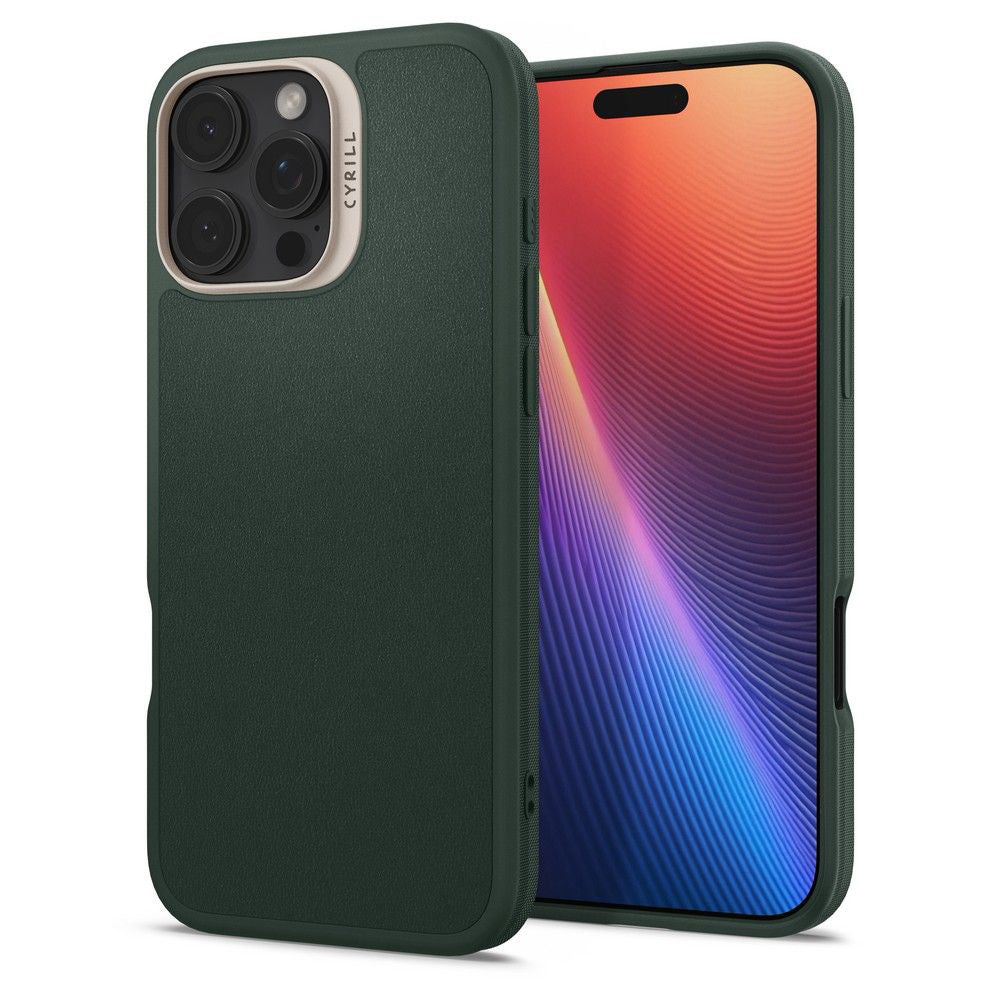 Θήκη MagSafe για Apple iPhone 16 Pro Max, Spigen, Cyrill Kajuk, Σατινέ Πράσινο ACS08398