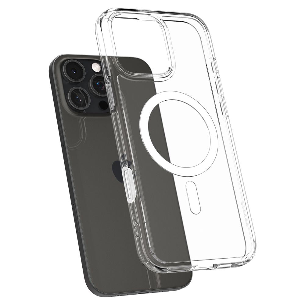 Θήκη MagSafe για Apple iPhone 16 Pro Max, Spigen, Ultra Hybrid T, Λευκή ACS08505