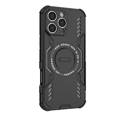 MagSafe Case for Apple iPhone 16 Pro Max, Techsuit, ArmorMag, Black