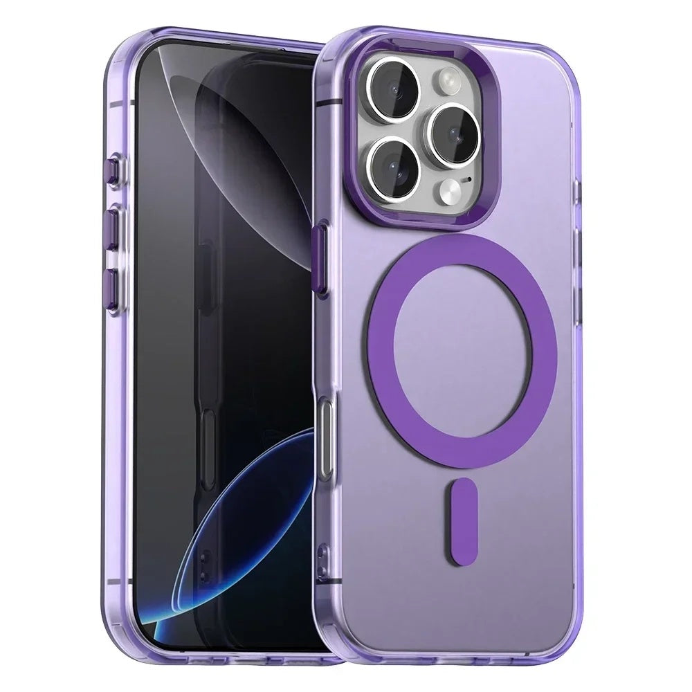 Θήκη MagSafe για Apple iPhone 16 Pro Max, Techsuit, CandyCase, Μωβ