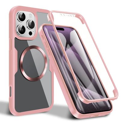 Θήκη MagSafe για Apple iPhone 16 Pro Max, Techsuit, ColorVerse 360, Ροζ