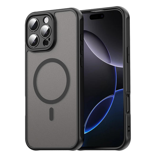 Θήκη MagSafe για Apple iPhone 16 Pro Max, Techsuit, HaloFrost II, Μαύρο